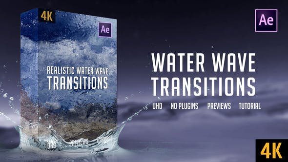 You are currently viewing VIDEOHIVE REALISTIC WATER WAVE TRANSITIONS | 4K