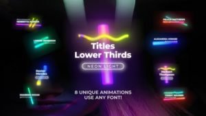 Read more about the article VIDEOHIVE NEON LIGHT LOWER THIRDS 1