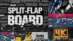 Read more about the article VIDEOHIVE SPLIT-FLAP BOARD