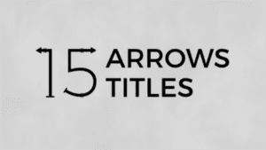 Read more about the article VIDEOHIVE ARROWS TITLES