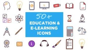 Read more about the article VIDEOHIVE 50+ ANIMATED ICONS FOR EDUCATION AND E-LEARNING