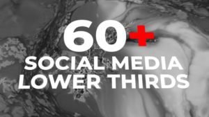 Read more about the article VIDEOHIVE 60 SOCIAL MEDIA LOWER THIRDS 24555945