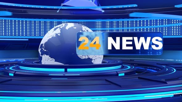 Videohive 24 News Opener With Looped Background Adobe After Effects