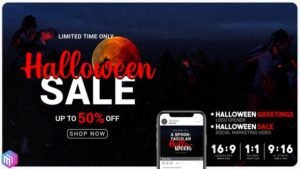 Read more about the article VIDEOHIVE HALLOWEEN SALE GREETINGS. INSTAGRAM AND YOUTUBE MARKETING.