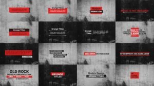 Read more about the article VIDEOHIVE GRUNGE TITLES 23257635