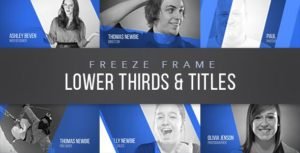 Read more about the article Freeze Frame Corporate Lower Thirds – Videohive 17275098