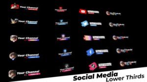 Read more about the article VIDEOHIVE SOCIAL MEDIA LOWER THIRDS 28788389