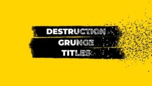 Read more about the article VIDEOHIVE DESTRUCTION GRUNGE TITLES
