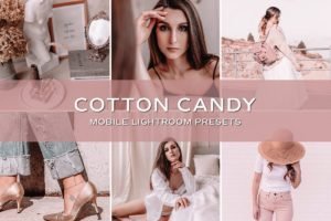 Read more about the article CreativeMarket – 5 Cotton Candy Pink Lightroom Preset 5701534
