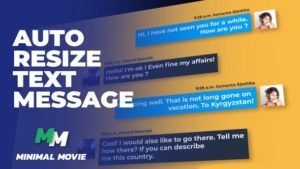 Read more about the article VIDEOHIVE CLEAN TEXT MESSAGE KIT/ AUTORESIZE