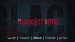 Read more about the article VIDEOHIVE BLACKLIST INTRO/SLIDESHOW