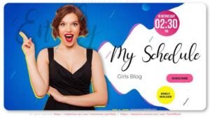 Read more about the article VIDEOHIVE MY SCHEDULE. GIRLS BLOG