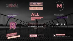 Read more about the article VIDEOHIVE MINIMAL LOWER THIRDS TITLES