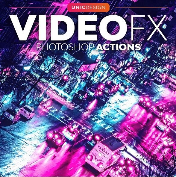 Read more about the article VideoFX Photoshop Actions by UnicDesign