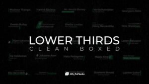 Read more about the article VIDEOHIVE LOWER THIRDS CLEAN FADE IN