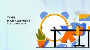 Read more about the article Videohive Time management – Flat Concept – 33444927