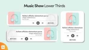 Read more about the article Videohive Music Show Lower Thirds