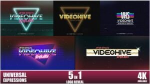 Read more about the article Videohive 80’s Logo Reveal V2