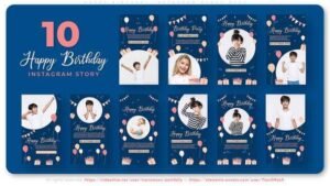 Read more about the article Happy Birthday Instagram Story Pack 34187578 Videohive