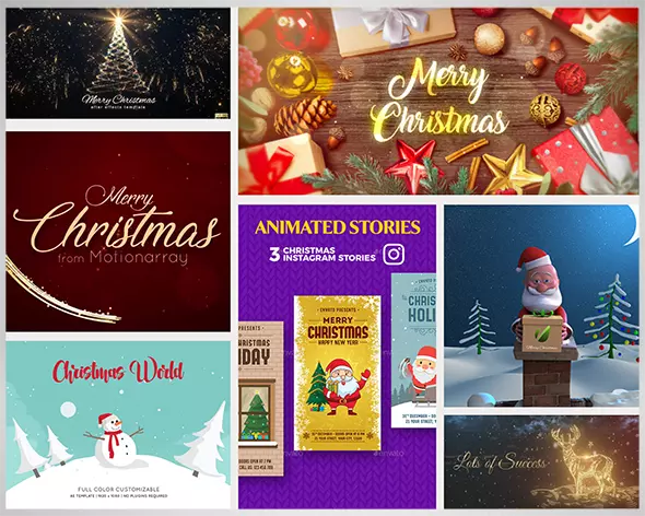 Christmas After effects Templates