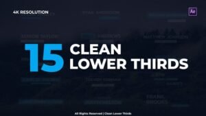 Read more about the article Clean Lower Thirds Videohive 30077518