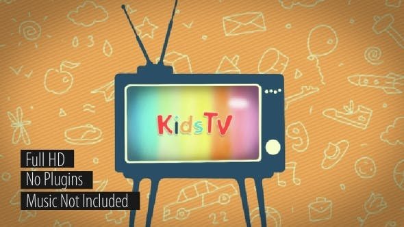 After Effects Templates Free Download - Kids TV Cartoon Opener 14589221 Videohive