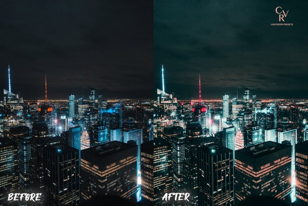 Neon Lights Lightroom Presets Preview 2 » After Effects Templates Free - Free Ae Templates