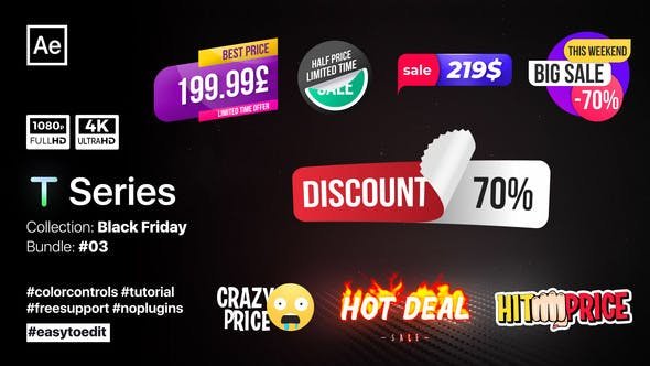 Discount Pricing Elements 34620525 Videohive