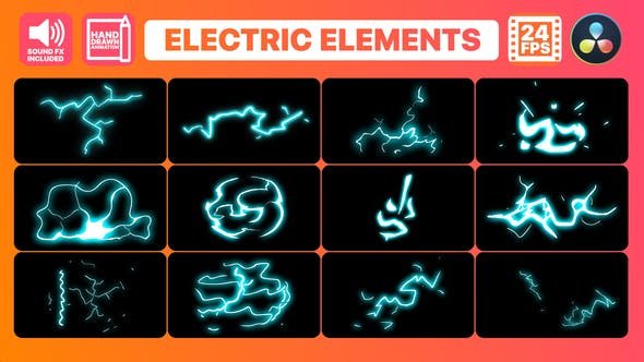 You are currently viewing Hand Drawn Electric Elements Pack Videohive 34340966
