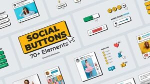 Social Media Buttons Pack 35450339 Videohive