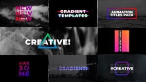 Read more about the article Gradient Titles 36139036 Videohive
