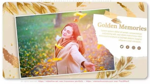 You are currently viewing Golden Memories Romantic Slideshow 36396733 Videohive