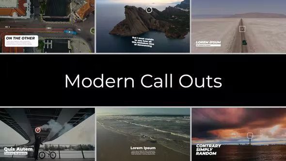 Modern Call Outs 33962159 FCPX & Apple Motion