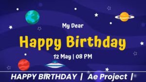 Read more about the article Happy Birthday Cosmic 37264831 Videohive