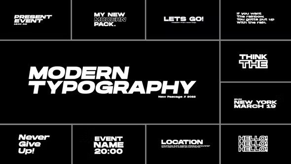 You are currently viewing Typography Titles 2.0 37475663 Videohive