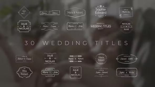 Read more about the article Wedding Titles 36969031 Videohive 