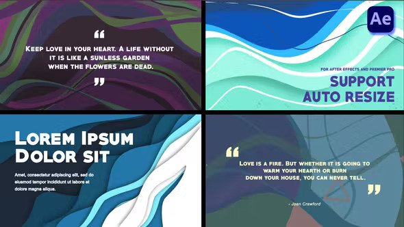 You are currently viewing Colorful Wave-like Slides: Quote titles 37137809 Videohive