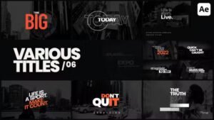 Various Titles 06 37740791 Videohive 