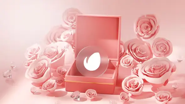 Read more about the article Rose Box Valentine Logo Reveal 3D 42900510 Videohive