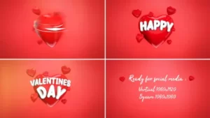 Read more about the article Valentine’s Day Wishes and Logo Reveal 43071249 Videohive
