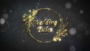Floral Wedding Titles 44153486 Videohive