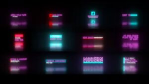 Neon Title Pack 43005744 Videohive