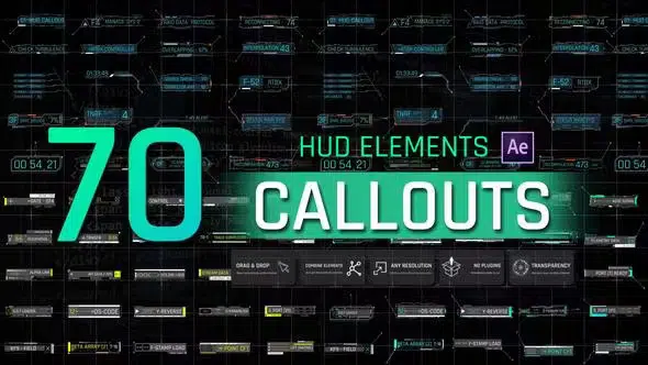 HUD Elements Callouts 45844198 Videohive