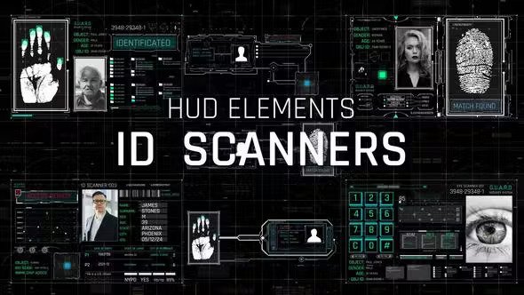 HUD Elements ID Scanners 46022818 Videohive