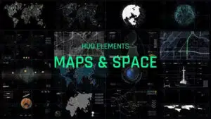 HUD Elements Maps And Space 45088397 Videohive
