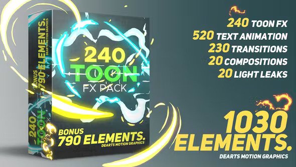 1030 Toon FX And Elements Pack 21729822 Videohive