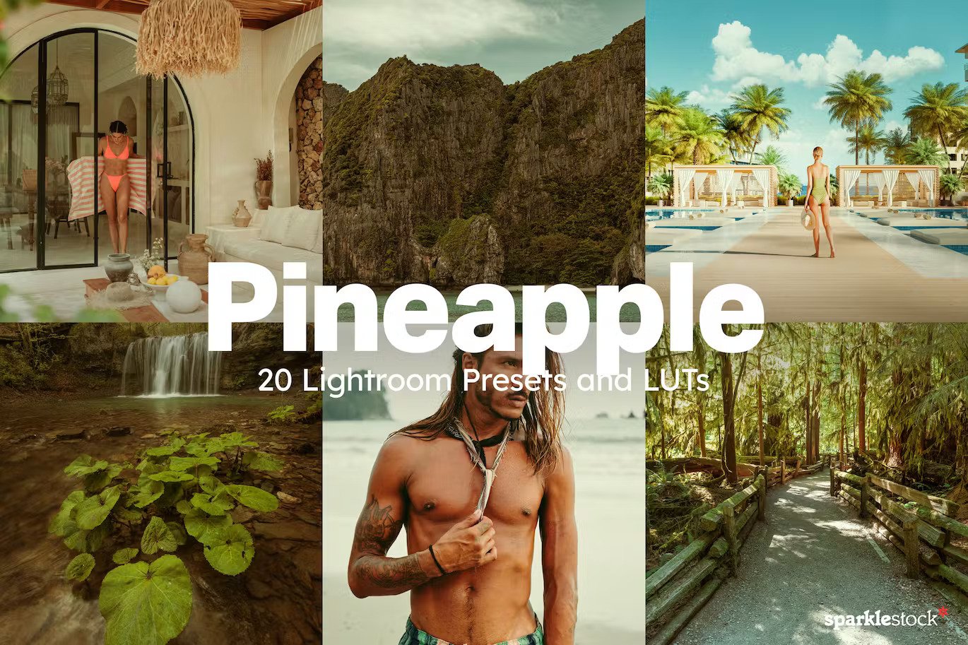 20 Pineapple LUTs & Lightroom Presets