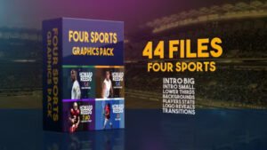 Four Sports Graphics Pack 24143666 Videohive