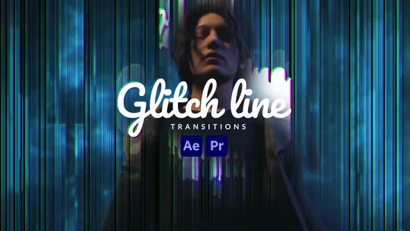 Glitch Line Transitions 46175866 Videohive