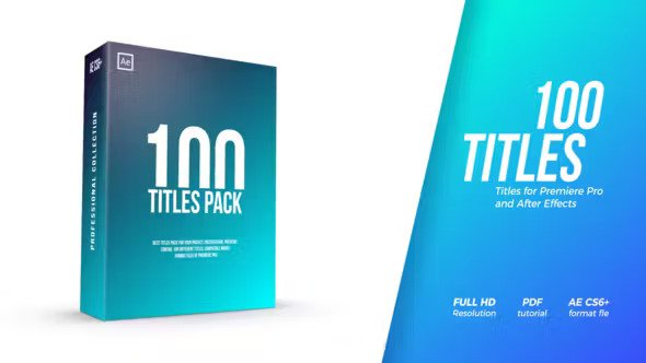 Titles Pack 22120299 Videohive
